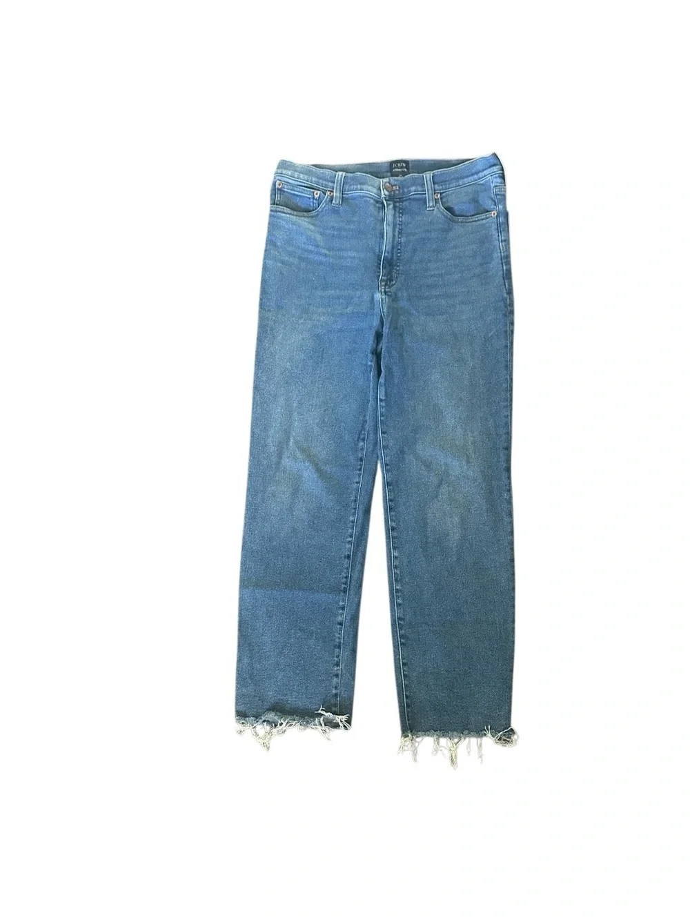 J. Crew Stovepipe High Rise Raw Hem Woman’s Jeans. Size 30.